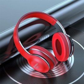 Wireless Bluetooth Headphone Foldable Stereo Music Over-Ear Earphone Noise Cancelling Gaming Streaming Wireless Live Headset
