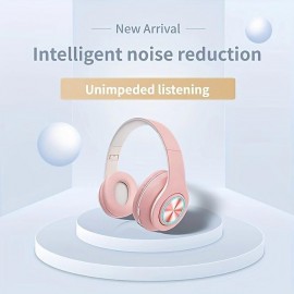 Wireless Headphones Over-Ear Bluetooth Headphones Foldable Wireless Earphones With Noise-canceling Wireless Headset With Audio Cable Socket
