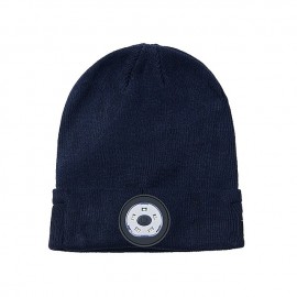 M1-BL LED Bluetooth Music Hat Wireless Call Night Running Hat LED Bluetooth 5.0 Warm Hat Winter Warm Beanie Cap Wireless Outdoor Sport Headset Stereo Music Headphone for Christmas Gift
