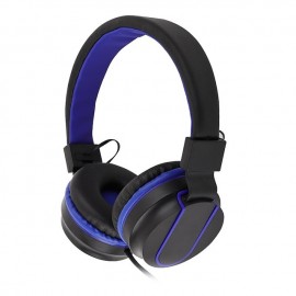 Wired Foldable Portable HiFi Stereo Headphone Heavy Bass Gaming Headset with Mic Noise Cancelling Headphones
