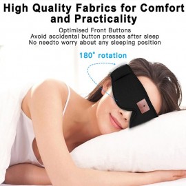 3D Sleep Music Bluetooth Headphones Eye Mask Wireless Headband Call Headphones Sleep Headphones
