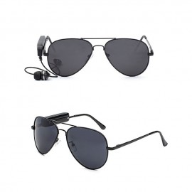 New Smart Glasses Headphones, Retro Polarized Eyeglasses Bluetooth Anti-blue Glasses Headset, Voice Call HIFI Noise Reduction Outdoor Sport Headset
