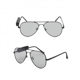 New Smart Glasses Headphones, Retro Polarized Eyeglasses Bluetooth Anti-blue Glasses Headset, Voice Call HIFI Noise Reduction Outdoor Sport Headset
