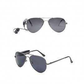 New Smart Glasses Headphones, Retro Polarized Eyeglasses Bluetooth Anti-blue Glasses Headset, Voice Call HIFI Noise Reduction Outdoor Sport Headset
