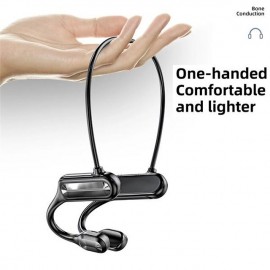 Painless Open Ear Wireless Bluetooth5.2 Headphones Waterproof Sport Earhook Earphone Stereo Hands-free Bluetooth Headset with Microphone for Running Riding Sport Headset
