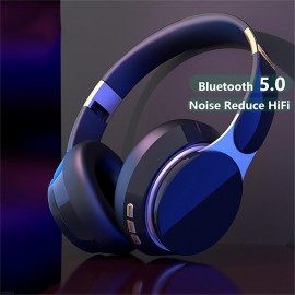 Wireless Headphones Noise Reduction Bluetooth 5.0 Headset Foldable Earphones HiFi 9D Bass Stereo Earphone Sport Headset With Microphone

