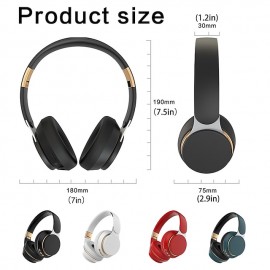 Wireless Headphones Noise Reduction Bluetooth 5.0 Headset Foldable Earphones HiFi 9D Bass Stereo Earphone Sport Headset With Microphone
