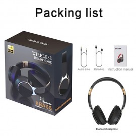 Wireless Headphones Noise Reduction Bluetooth 5.0 Headset Foldable Earphones HiFi 9D Bass Stereo Earphone Sport Headset With Microphone
