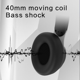 Wireless Headphones Noise Reduction Bluetooth 5.0 Headset Foldable Earphones HiFi 9D Bass Stereo Earphone Sport Headset With Microphone
