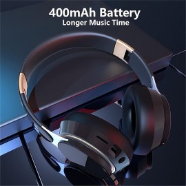 Wireless Headphones Noise Reduction Bluetooth 5.0 Headset Foldable Earphones HiFi 9D Bass Stereo Earphone Sport Headset With Microphone
