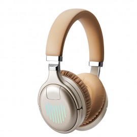 TM061 Folding Wireless Bluetooth Headphones Subwoofer Stereo LED Lights Headset with Microphone
