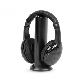5-in-1 wireless multi-function headset monitoring FM radio earphone for PC Laptop Computer TV TW-699
