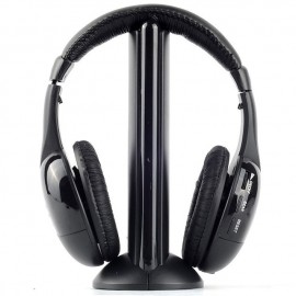 5-in-1 wireless multi-function headset monitoring FM radio earphone for PC Laptop Computer TV TW-699
