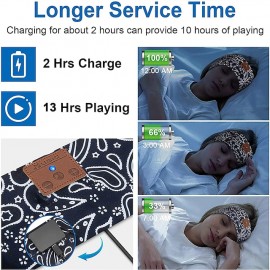 Sleep Headphones, Bluetooth Headband Headphones with HD Speakers and Mic Perfect for Side Sleepers Sleeping Calling Jogging Yoga Workout Gift Ideas-Unisex
