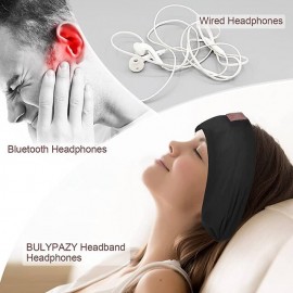 Sleep Headphones, Bluetooth Headband Headphones with HD Speakers and Mic Perfect for Side Sleepers Sleeping Calling Jogging Yoga Workout Gift Ideas-Unisex
