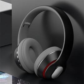L650 Over-ear Headphone Bluetooth 5.1 Noise cancellation Stereo Surround HIFI Long Battery Life for Apple Samsung Huawei Xiaomi MI  Yoga Fitness Everyday Use Mobile Phone
