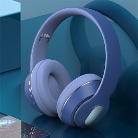 L650 Over-ear Headphone Bluetooth 5.1 Noise cancellation Stereo Surround HIFI Long Battery Life for Apple Samsung Huawei Xiaomi MI  Yoga Fitness Everyday Use Mobile Phone
