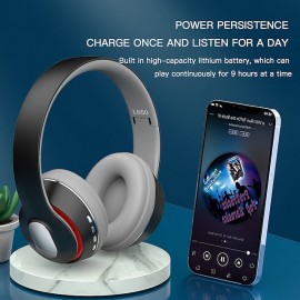 L650 Over-ear Headphone Bluetooth 5.1 Noise cancellation Stereo Surround HIFI Long Battery Life for Apple Samsung Huawei Xiaomi MI  Yoga Fitness Everyday Use Mobile Phone
