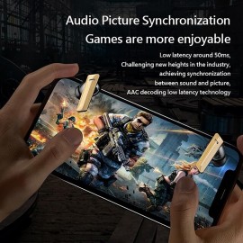 M46 TWS Bluetooth 5.3 Earphone with Mic Wireless Headphones HiFi Stereo Ear Buds Noise Reduction Headset with Exquisite Wood Grain Charging Case
