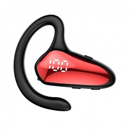 YX02 Bone Conduction Bluetooth 5.3 Earphone Hook Ear Business Wireless Headhpone Mini Single Ear Sports Headset for Handsfree phones
