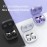 XY-30 TWS Electroplated Bluetooth V5.1 Wireless Earbuds Fones Microphone Bass Stereo Purple Headphone Earphones For Phone
