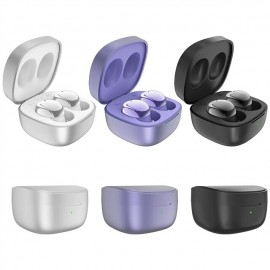 XY-30 TWS Electroplated Bluetooth V5.1 Wireless Earbuds Fones Microphone Bass Stereo Purple Headphone Earphones For Phone
