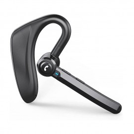 Dual-Mic AI Noise Cancelling Bluetooth Headset for Cell Phones, 30Hrs HD Talktime 10 Days Standby Wireless Bluetooth Earpiece IPX6 Waterproof Ultra-Light Wireless Headset Truckers/Office/Business
