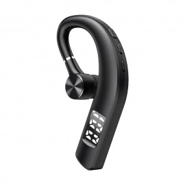 Bluetooth 5.2 Earphone Wireless Earhook LED Display Headphone Car Headset w/ Mic
