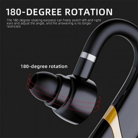 Wireless Bluetooth Earphone Ear Hook Business Single Headphone With Mic Handsfree Drive Call Sports Headset Earbud For Phones
