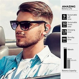 Popular V9 PUBG Headphones Business Bluetooth Headset Ear-Mounted Wireless CSR Stereo with Voice Control Earphones
