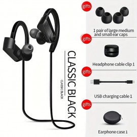 High-Quality Wireless Sports Headphones with Subwoofer and Super Long Standby - Compatible with Apple & Samsung Phones
