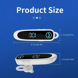 Wireless Business Headset With LED Power Display without Charging Box
