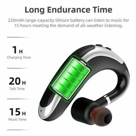 Business Wireless Headphone K20 Earphone Bluetooth-compatible Hands-Free With Sports Mic Waterproof Stereo Call Earbud Head
