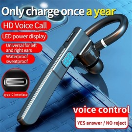 X6 Bluetooth Earphones 5.3 Headphones Stereo Handsfree Noise Canceling Wireless Business Headset With HD Mic For All Smart Phone
