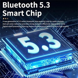 X6 Bluetooth Earphones 5.3 Headphones Stereo Handsfree Noise Canceling Wireless Business Headset With HD Mic For All Smart Phone
