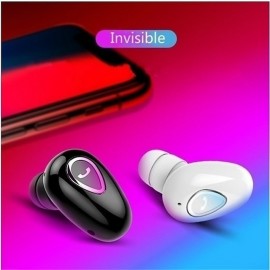 Wireless Bluetooth Earphone Mini Invisible In-Ear Sports Earbuds with Microphone Super Stereo Headphones
