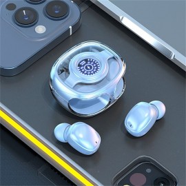 M26 TWS Transparent Cute Gaming Noise Cancelling Mini Wireless Bluetooth Headset with microphone Gaming headset Hi-fi music headset
