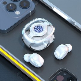 M26 TWS Transparent Cute Gaming Noise Cancelling Mini Wireless Bluetooth Headset with microphone Gaming headset Hi-fi music headset

