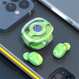 M26 TWS Transparent Cute Gaming Noise Cancelling Mini Wireless Bluetooth Headset with microphone Gaming headset Hi-fi music headset
