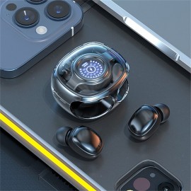 M26 TWS Transparent Cute Gaming Noise Cancelling Mini Wireless Bluetooth Headset with microphone Gaming headset Hi-fi music headset
