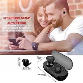 Y30 Tws Sports Headphones Digital Display Wireless Bluetooth 5.0 Touch Contrl Headset
