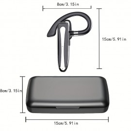 Ear-Hook New Earphones Sports Waterproof Earphone Business Handsfree Wireless Earphone With Microphone Charging Box
