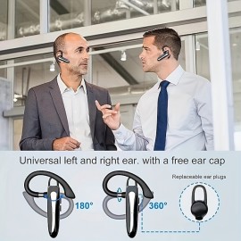 Ear-Hook New Earphones Sports Waterproof Earphone Business Handsfree Wireless Earphone With Microphone Charging Box
