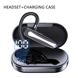Ear-Hook New Earphones Sports Waterproof Earphone Business Handsfree Wireless Earphone With Microphone Charging Box
