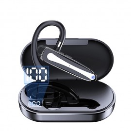 Ear-Hook New Earphones Sports Waterproof Earphone Business Handsfree Wireless Earphone With Microphone Charging Box
