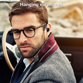Bluetooth Headset Single Ear Earphones Hands Free Call Low Latency Noise Reduction Sensitive Touch Operation Waterproof for Business for Cycling
