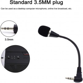 Laptop Mini Microphone Torsion Bar Microphone Tablet Phone 3.5 Mm audio External Microphone
