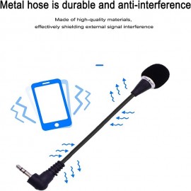 Laptop Mini Microphone Torsion Bar Microphone Tablet Phone 3.5 Mm audio External Microphone
