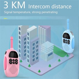 2PCS 3-5km Range Two Way Long Range Walkie Talkies Radio Interphone Toys for Children Kids Outdoor Walking Camping Gifts
