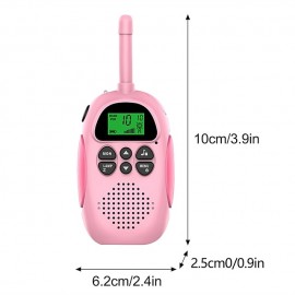 2PCS 3-5km Range Two Way Long Range Walkie Talkies Radio Interphone Toys for Children Kids Outdoor Walking Camping Gifts
